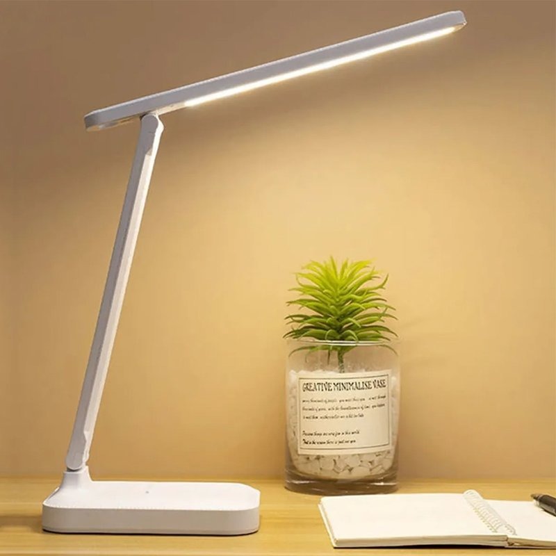 LÁMPARA LUZ LED DE ESCRITORIO CON SOPORTE PARA CELULAR BRAZO FLEXIBLE/SST-829  – TECNOMUNDO